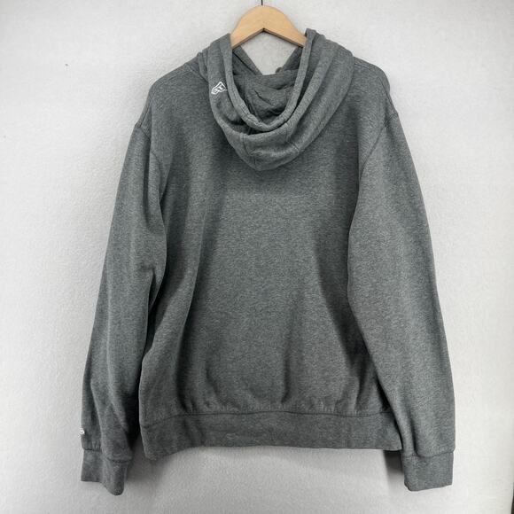 CHICAGO CUBS Hoodie Adult XL NEW ERA Fly the W Flag MLB Fleece Sweatshirt Gray - Picture 3 of 16